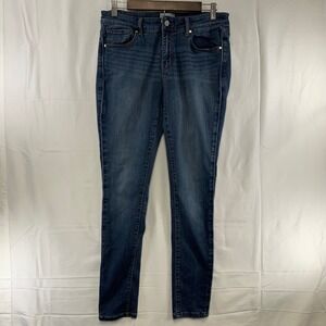BKE Payton Skinny Jeans Womens 29R Dark Wash Blue Stretch Denim ABK2237‎